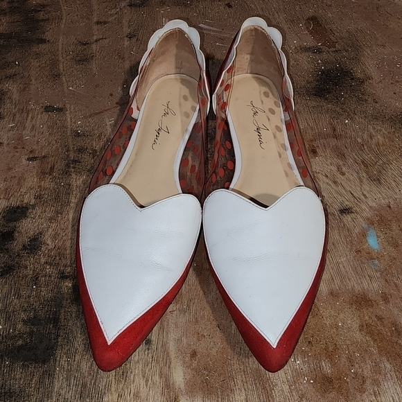 Isa Tapia Hearts & Dots Ballet Flats 39.5 - Picture 3 of 9
